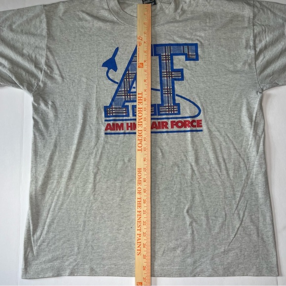 Vintage 1993 fruit of the loom single stitch size xl Air Force t shirt - Picture 4 of 6